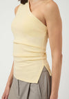YAS Venice One Shoulder Top, Yellow