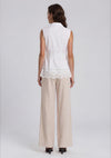 Y.A.S Lana Sleeveless Blouse, White