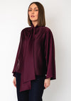 YAS Pelana Tie Detail Top, Wine