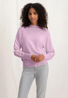 Yaya Boatneck Button Detail Sweater, Lady Pink