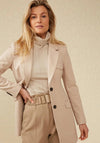 YAYA High Waist Belted Cargo Trouser, Sand