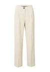 Yaya Elastic Waist Wide Leg Trousers, Summer Sand