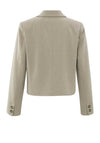 YAYA Long Sleeve Short Blazer, Beige