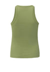 Yaya Ribbed Cotton Top, Sage Green