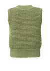 Yaya Knitted Jumper Vest, Sage Green
