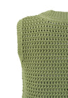 Yaya Knitted Jumper Vest, Sage Green