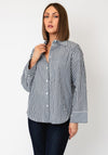 Yerse Stripped Long Sleeve Shirt, Blue