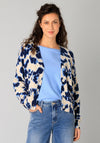 Yest Resa V Neck Cardigan, Blue