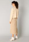 Yest Rille Pocket Front Zipped Jacket, Beige