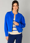 Yest Riva Buttoned Bomber Jacket, Blue