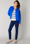 Yest Riva Buttoned Bomber Jacket, Blue