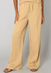 Yest Safia Wide Leg Trousers, Camel