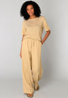 Yest Safia Wide Leg Trousers, Camel