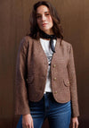 Yest Sarra Boucle Jacket, Brown
