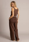 Yest Sina Wide Leg Trousers, Brown