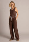 Yest Sina Wide Leg Trousers, Brown