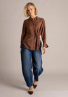 Yest Samira Polka Dot Blouse, Brown