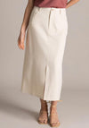 Yest Klea Aline Midi Skirt, Cream