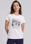 Yest Gianina Graphic T-Shirt, White
