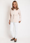 Leon Collection Single Button Short Jacket, Beige