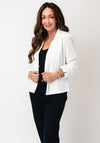 Yew Short Cropped Sleeves Jacket, Ecru