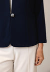 YEW U-Neck Cardigan, Navy