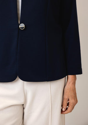 YEW U-Neck Cardigan, Navy