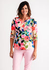 Yew Floral Print Top, Multi