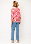 YEW Animal Print with Pocket Detail Top, Pink Multi