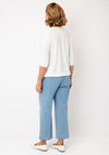 YEW Cowl Neck Long Sleeve Top, White