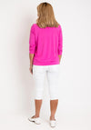 Leon Collection Cowl Neck Top, Pink