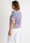 Leon Collection Neon Leopard Print Top, Multi