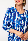 YEW Patterned Blouse, Blue