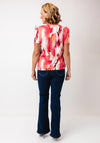 Yew Marble Print Top, Pink Multi