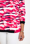 Leon Collection Watercolour Print Top, Pink