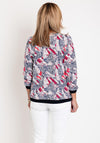 Leon Collection Mixed Animal Print Top, Pink Multi