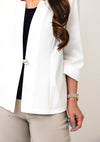 YEW Cropped Sleeve Jacket, Off White