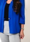 YEW Cropped Sleeve Jacket, Royal Blue