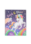 Ylvi by Depesche Unicorn Colouring Book Stick & Shine