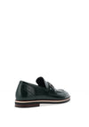 Zanni & Co Afulas Patent Link Loafers, Forest Green