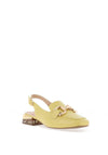 Zanni & Co. Diraz Sling Back Loafers, Yellow Gloss