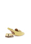 Zanni & Co. Diraz Sling Back Loafers, Yellow Gloss