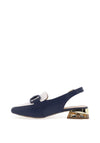 Zanni & Co. Diraz Sling Back Loafers, Cobalt Mix