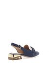 Zanni & Co. Diraz Sling Back Loafers, Cobalt Mix