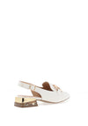 Zanni & Co. Diraz Sling Back Loafers, White