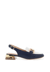 Zanni & Co. Diraz Sling Back Loafers, Navy