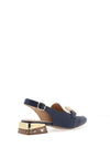 Zanni & Co. Diraz Sling Back Loafers, Navy