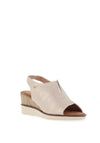 Zanni & Co. Mirfa Wedge Sandals, Aluminium