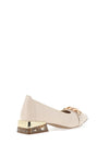 Zanni & Co. Mizukami Chain Link Heeled Pumps, Cream
