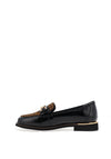 Zanni & Co Phan Thiet Gold Buckle Animal Loafers, Black Multi